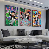 Monetrix - Alec Monopoly Geïnspireerde Geld Poster