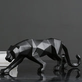 PantherForm - Modern Geometric Panther Sculpture