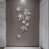 Leafscape - 3D Metalen Wanddecoratie
