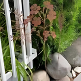 RusticBlooms - Metaal Tuin Kunst met Wilde Bloemen