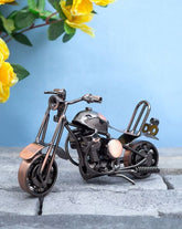 Staal Glans - Koperkleurig Motorfiets Decor