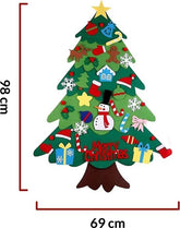 Feltiva – Vilt Kerstboom met Versieringen voor Kinderen