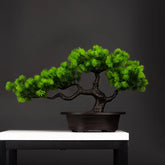 Evergreen Bonsai - Kunstmatige Dennenboom voor Bureau- en Thuisdecoratie