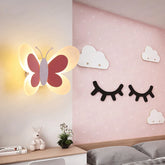 FlutterGlow - Creatieve Vlinder Muur Lamp voor Kinderen