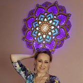 GlowWood - Kant-en-klare LED Houten Wandlamp