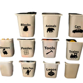 PlayLabel - Speelgoedbak Stickers met Afbeeldingen voor Organisatie