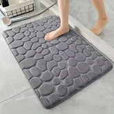 SoftStep – Cobblestone Anti-Slip Badmat met Memory Foam