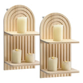 Merknaam: Woodsy Arch - Houten Muurbeugel