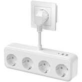 Voltora – Multifunctionele Wandcontactdoos met 7 poorten en USB-oplaadpunten