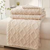CozyLuxe - Lichtgewicht Coral Fleece Throw Deken