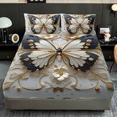 Auralyn – 3D Vlinder Hoeslaken Set voor Slaapkamer