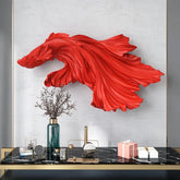 Aquaflow - 3D Betta Vis Wandsculptuur voor Elegante Woondecoratie