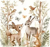 WhimsiWood – Dieren Muurstickers voor Kinderkamer