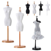 DolliStand - Mini Kledinghanger Standaard voor 1/6 Poppenkleding