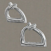 NordicKnot - Abstract Handgeschilderde Keramische Sculptuur