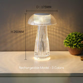 LumiCryst - Roze Diamant Kristallen Touch Lamp