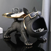 Bulldog Buff - Decoratieve Opbergtray van Hars