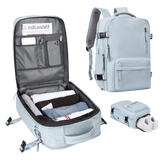 UrbanFlow - Waterdichte Reistas Rugzak met USB Poort