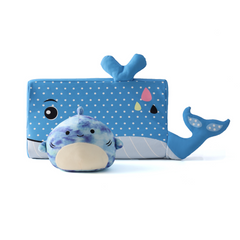 BlueNest - Blauw Kussen & Knuffelset voor Kinderen