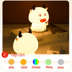 MooGlow - Speelse Koe LED Nachtlamp