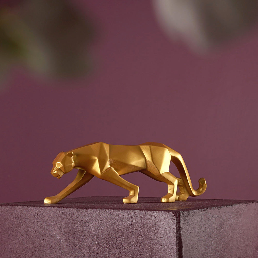 PantherForm - Modern Geometric Panther Sculpture
