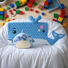 BlueNest - Blauw Kussen & Knuffelset voor Kinderen