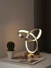 Lumière - Elegante LED Tafellamp met Siliconen Accent