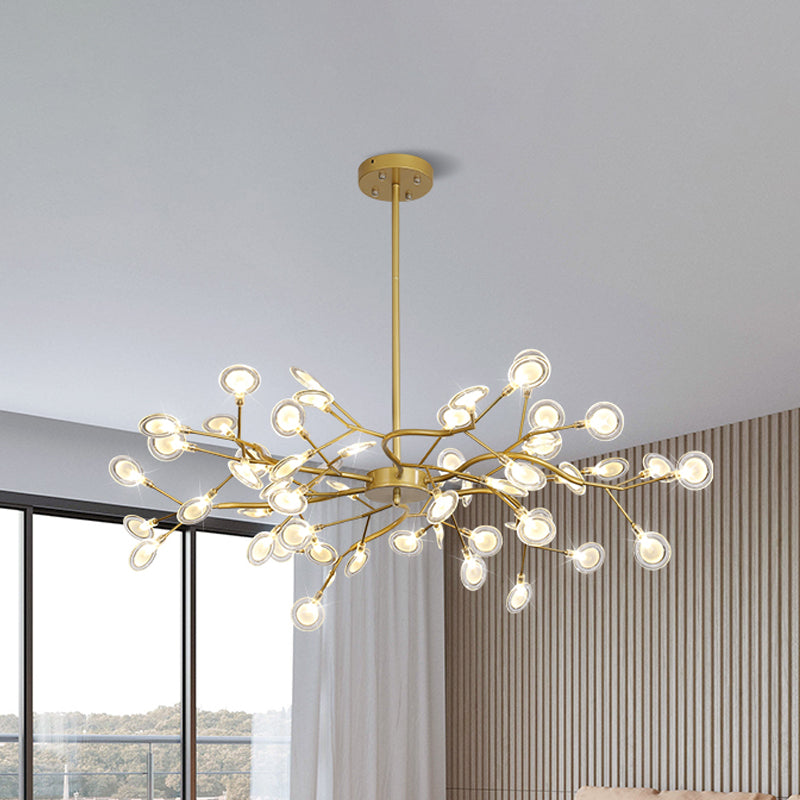 LumaLight - Postmoderne Gouden Chandelier