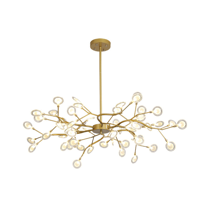 LumaLight - Postmoderne Gouden Chandelier