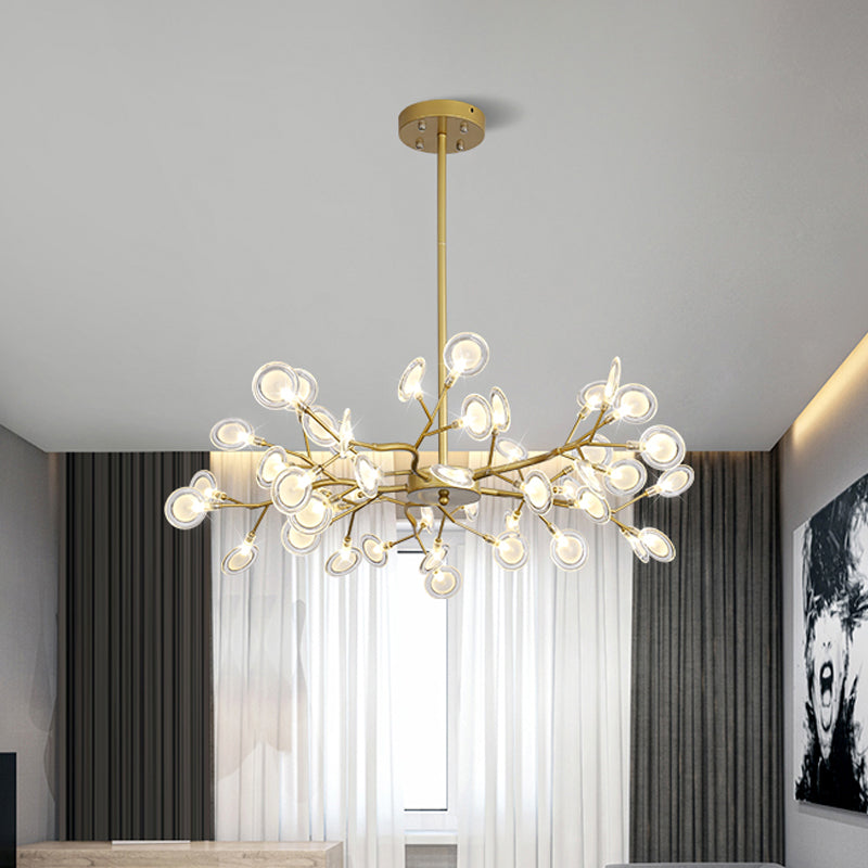 LumaLight - Postmoderne Gouden Chandelier
