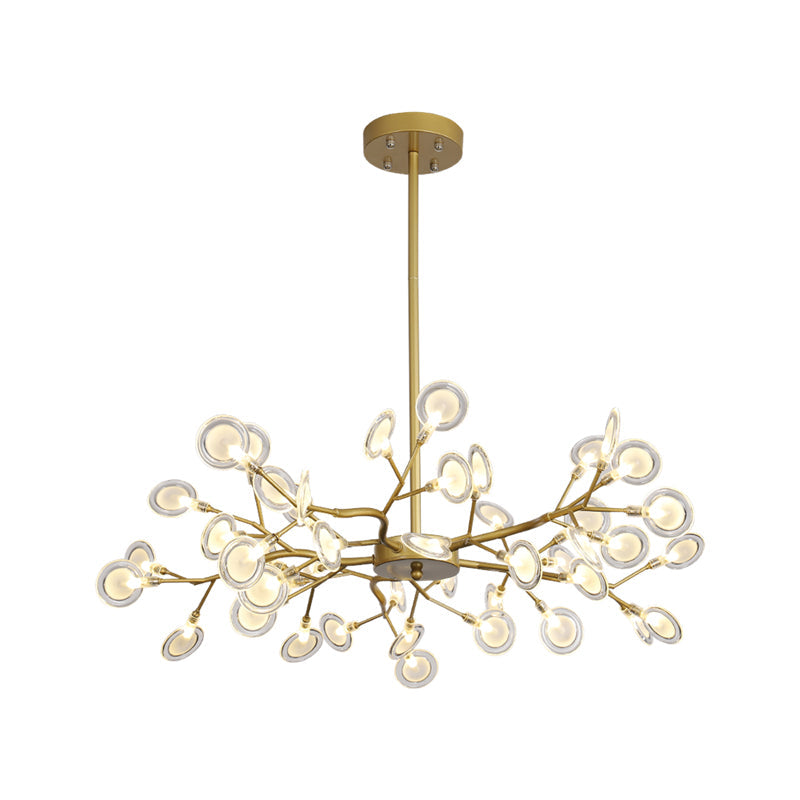 LumaLight - Postmoderne Gouden Chandelier