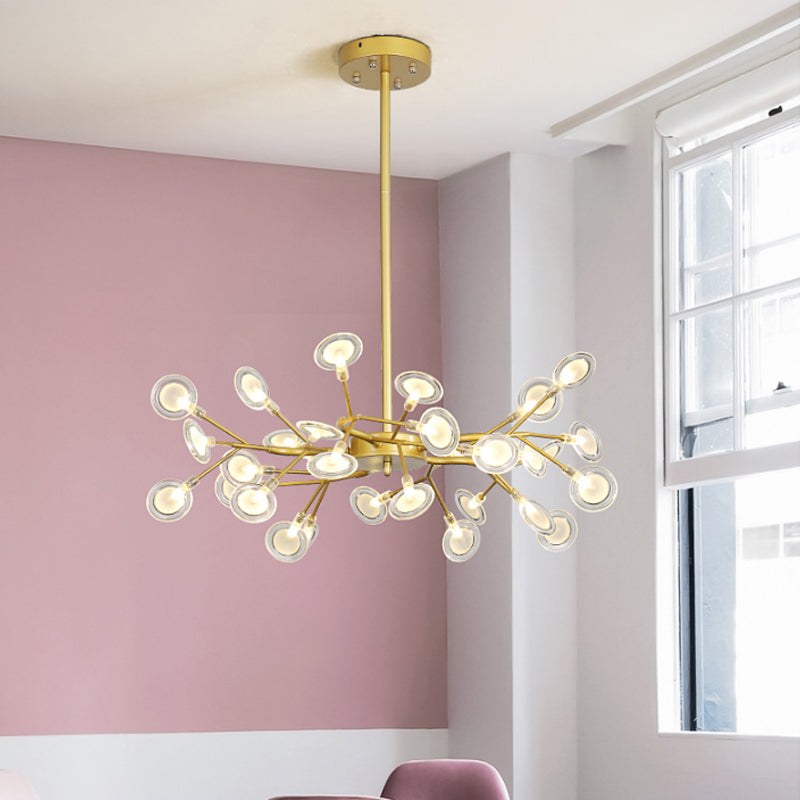 LumaLight - Postmoderne Gouden Chandelier