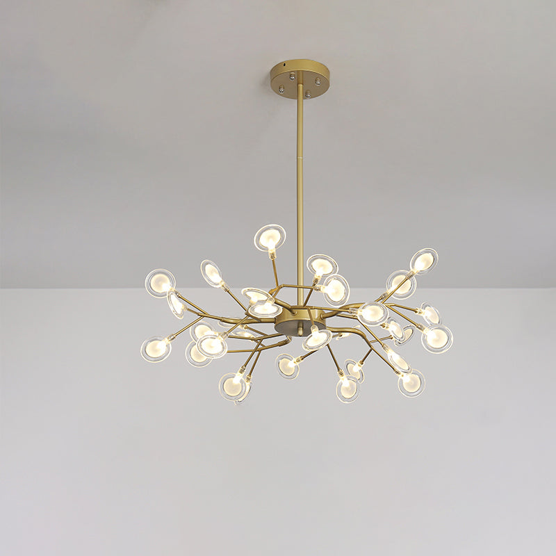 LumaLight - Postmoderne Gouden Chandelier