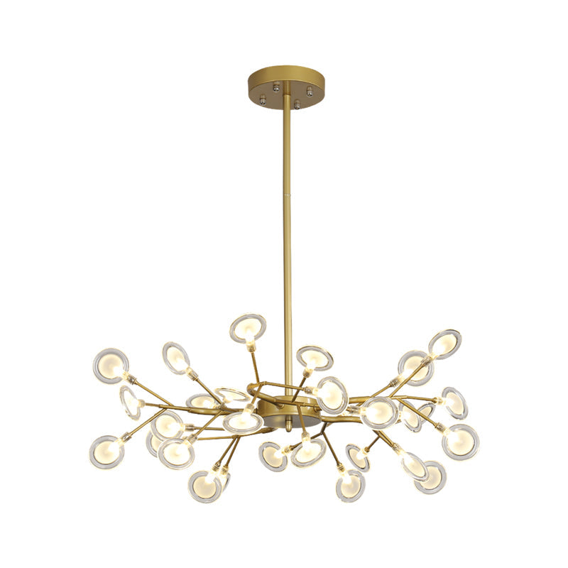 LumaLight - Postmoderne Gouden Chandelier