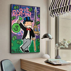 Monetrix - Alec Monopoly Geïnspireerde Geld Poster