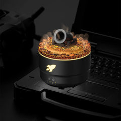 CannonBlast - Aroma Luchtbevochtiger met LED Verlichting in Vulkanenstijl