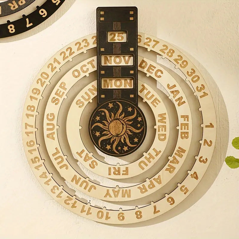 CraftWood- Elegante Houten Kalender