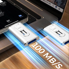 FlexiDrive – 4-in-1 USB Stick voor iPhone, Android & PC