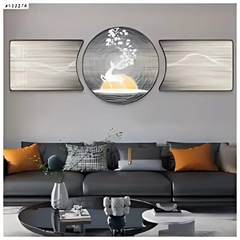 Maanlicht Elegant - Kristallen Porseleinen Hertfiguur