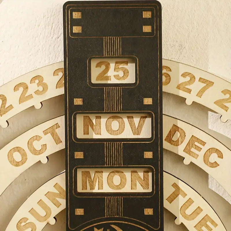 CraftWood- Elegante Houten Kalender