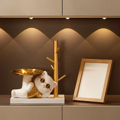 Gelukspoes - Moderne Kat Sleutelhanger Ornament voor Hal Decoratie