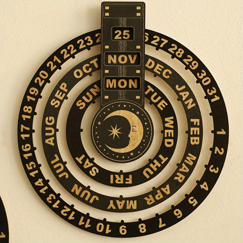 CraftWood- Elegante Houten Kalender