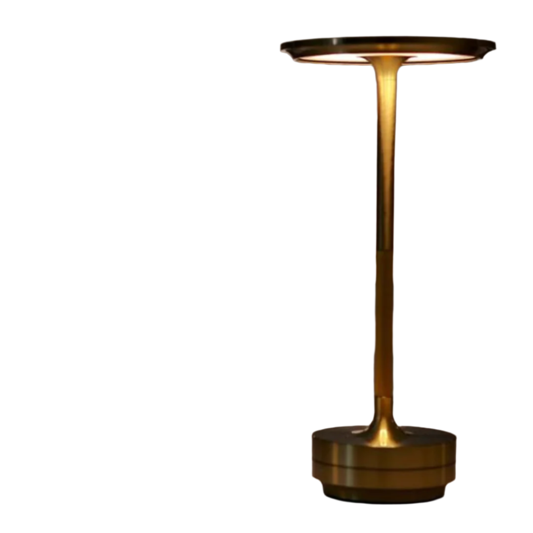 Marvelle - Luxe Tafellamp met Marmeren Voet en Messing Accenten