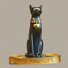 OudeFlonker - Bastet Kat Resin Craft