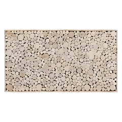 WoodlandCharm - Teakhouten Accent Wanddecoratie