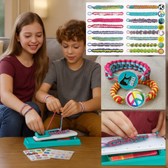 TwistCraft – DIY Vlechtset voor Kinderen, Creatief Haar & Armband Accessoires