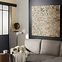 WoodlandCharm - Teakhouten Accent Wanddecoratie