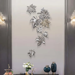 Leafscape - 3D Metalen Wanddecoratie