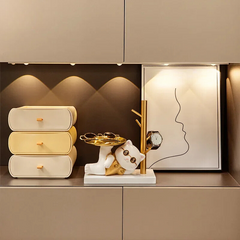 Gelukspoes - Moderne Kat Sleutelhanger Ornament voor Hal Decoratie