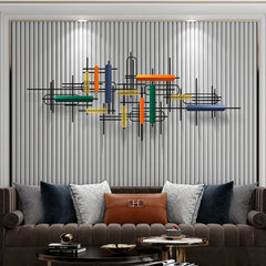 Aura - Grote Metalen Wanddecoratie